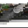 Mexen Matias 1.5-compartment granite sink with a drip tray and kitchen mixer tap Aster, Black/Silver - 6502-73-73450-07-B