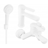 Mexen Sabre R05 bathtub set, White - 72103R05-20