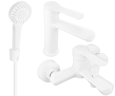 Mexen Sabre R05 bathtub set, White - 72103R05-20