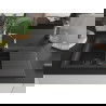 Mexen Matias 1.5-compartment granite sink with a drip tray and kitchen mixer tap Aster, spotted black - 6502-76-73450-07-B