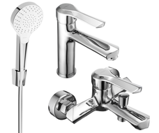 Mexen Sabre R05 bathtub set, Chrome - 72103R05-00