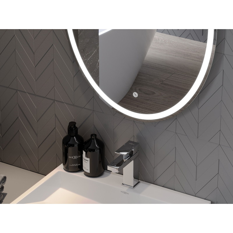 Mexen Elz bathroom mirror with backlight 50 x 70 cm, LED 6000K, anti-fog - 9802-050-070-611-00