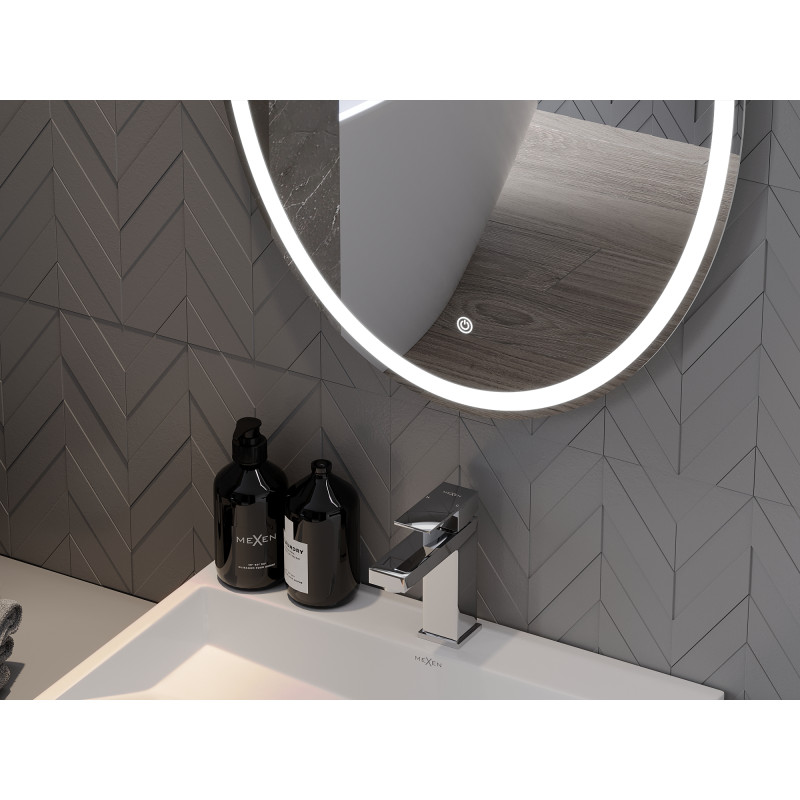 Mexen Elz illuminated bathroom mirror 60 x 80 cm, LED 6000K, anti-fog - 9802-060-080-611-00