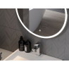 Mexen Gobi illuminated bathroom mirror, round 70 cm, LED 6000K, antifog - 9801-070-070-611-00