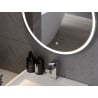 Mexen Gobi illuminated bathroom mirror, round 100 cm, LED 6000K, anti-fog - 9801-100-100-611-00
