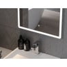 Mexen Navia illuminated bathroom mirror 80 x 60 cm, LED 6000K, anti-fog - 9803-080-060-611-00