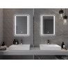 Mexen Zusa bathroom mirror illuminated 50 x 70 cm, LED 6000K, anti-fog - 9808-050-070-611-00