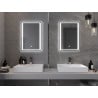 Mexen Zusa illuminated bathroom mirror 50 x 70 cm, LED 6000K, anti-fog - 9808-050-070-611-00