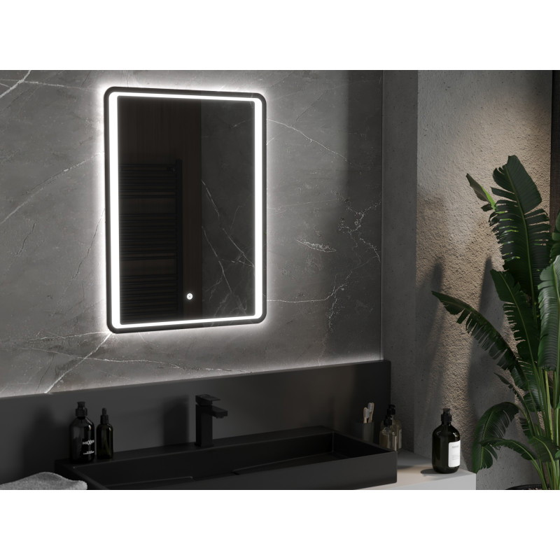 Mexen Zusa backlit bathroom mirror 60 x 80 cm, LED 6000K, anti-fog - 9808-060-080-611-00