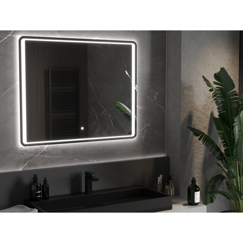 Mexen Zusa illuminated bathroom mirror 100 x 80 cm, LED 6000K, anti-fog - 9808-100-080-611-00