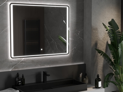Mexen Zusa illuminated bathroom mirror 100 x 80 cm, LED 6000K, anti-fog - 9808-100-080-611-00