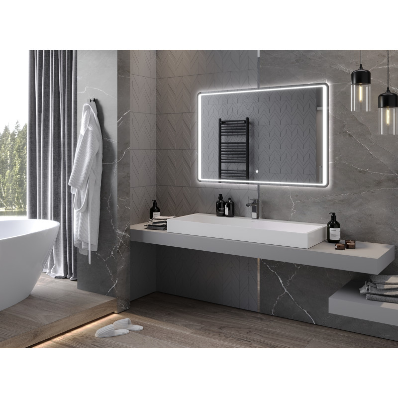 Mexen Zusa illuminated bathroom mirror 120 x 80 cm, LED 6000K, anti-fog - 9808-120-080-611-00