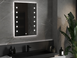 Mexen Ner illuminated bathroom mirror 60 x 80 cm, LED 6000K, demister - 9809-060-080-611-00