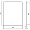 Mexen Zusa backlit bathroom mirror 60 x 80 cm, LED 6000K, anti-fog - 9808-060-080-611-00