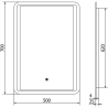 Mexen Zusa bathroom mirror illuminated 50 x 70 cm, LED 6000K, anti-fog - 9808-050-070-611-00