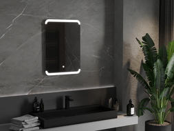 Mexen Nida illuminated bathroom mirror 50 x 70 cm, LED 6000K, anti-fog - 9806-050-070-611-00