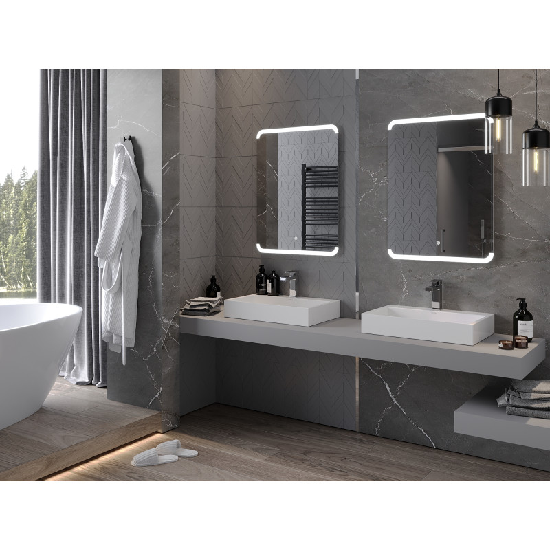 Mexen Nida illuminated bathroom mirror 60 x 80 cm, LED 6000K, anti-fog - 9806-060-080-611-00