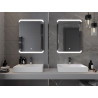 Mexen Nida bathroom mirror illuminated 60 x 80 cm, LED 6000K, anti-fog - 9806-060-080-611-00