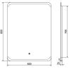 Mexen Nida illuminated bathroom mirror 60 x 80 cm, LED 6000K, demister - 9806-060-080-611-00
