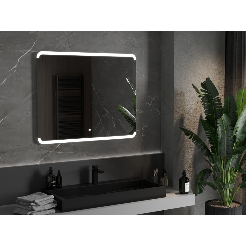 Mexen Nida illuminated bathroom mirror 100 x 80 cm, LED 6000K, anti-fog - 9806-100-080-611-00