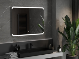 Mexen Nida backlit bathroom mirror 100 x 80 cm, LED 6000K, anti-fog - 9806-100-080-611-00