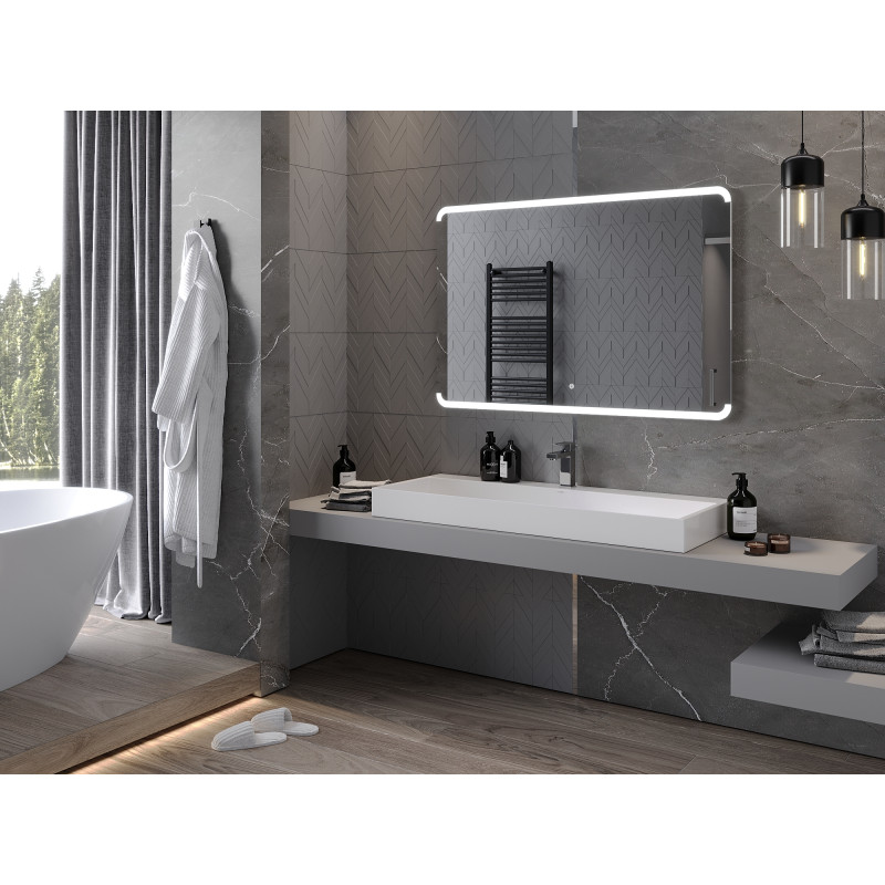 Mexen Nida illuminated bathroom mirror 120 x 80 cm, LED 6000K, anti-fog - 9806-120-080-611-00