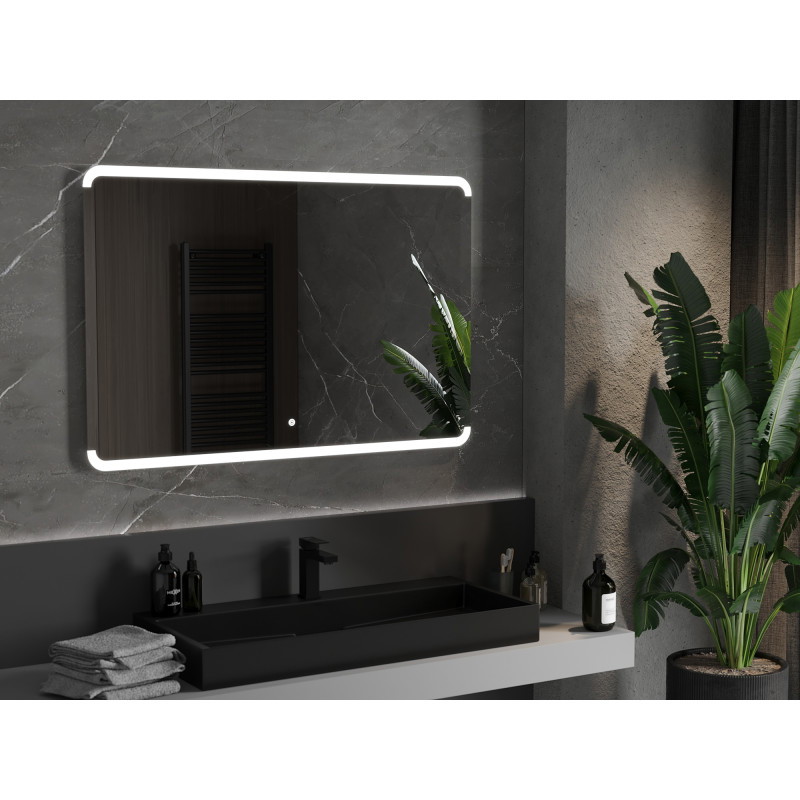 Mexen Nida illuminated bathroom mirror 120 x 80 cm, LED 6000K, anti-fog - 9806-120-080-611-00