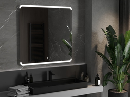 Mexen Nida illuminated bathroom mirror 100 x 100 cm, LED 6000K, anti-fog - 9806-100-100-611-00