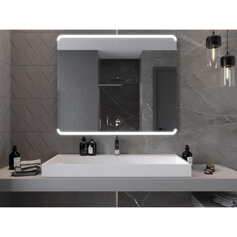 Mexen Nida illuminated bathroom mirror 120 x 100 cm, LED 6000K, antifog - 9806-120-100-611-00