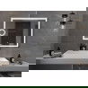 Mexen Onyx illuminated bathroom mirror with a makeup mirror 100 x 80 cm, LED 6000K, demister - 9813-100-080-611-00