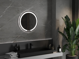 Mexen Rose illuminated bathroom mirror 60 x 60 cm, LED 6000K, demister - 9810-060-060-611-00