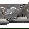 Mexen Rose illuminated bathroom mirror 60 x 60 cm, LED 6000K, demister - 9810-060-060-611-00