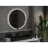 Mexen Rose illuminated bathroom mirror, round 100 cm, LED 6000K, anti-fog - 9810-100-100-611-00