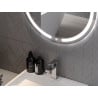 Mexen Rose illuminated bathroom mirror, round 100 cm, LED 6000K, demister - 9810-100-100-611-00