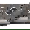 Mexen Ella illuminated bathroom mirror with a makeup mirror, round 60 cm, LED 6000K, demister - 9811-060-060-611-00