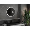 Mexen Ella illuminated bathroom mirror with a makeup mirror, round 70 cm, LED 6000K, demister - 9811-070-070-611-00