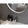 Mexen Ella bathroom mirror with backlighting and cosmetic mirror, round 70 cm, LED 6000K, anti-fog - 9811-070-070-611-00