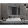 Mexen Erma illuminated bathroom mirror 100 x 80 cm, LED 6000K, demister, black frame - 9814-100-080-611-70