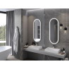 Mexen Bono LED illuminated bathroom mirror 45 x 120 cm, LED 6000K, anti-fog - 9816-045-120-611-00