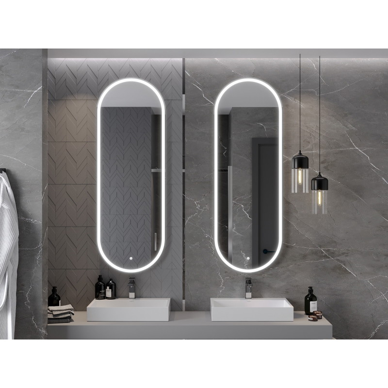 Mexen Bono bathroom mirror illuminated 55 x 155 cm, LED 6000K, anti-fog - 9816-055-155-611-00