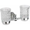 Mexen Estela double toothbrush holder, chrome - 7011552-00