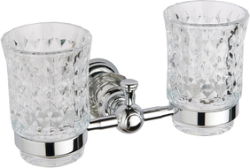Mexen Estela double toothbrush holder, chrome - 7011552-00