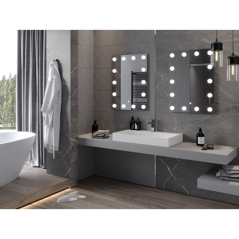 Mexen Dona backlit bathroom mirror 60 x 80 cm, LED 6000K, anti-fog - 9818-060-080-611-00