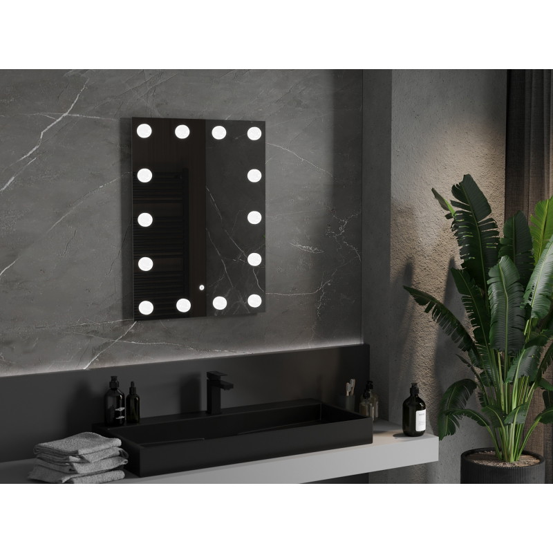 Mexen Dona backlit bathroom mirror 60 x 80 cm, LED 6000K, anti-fog - 9818-060-080-611-00