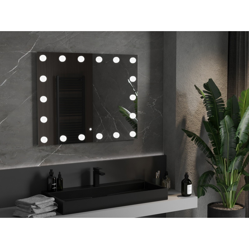 Mexen Dona bathroom mirror illuminated 100 x 80 cm, LED 6000K, anti-fog - 9818-100-080-611-00