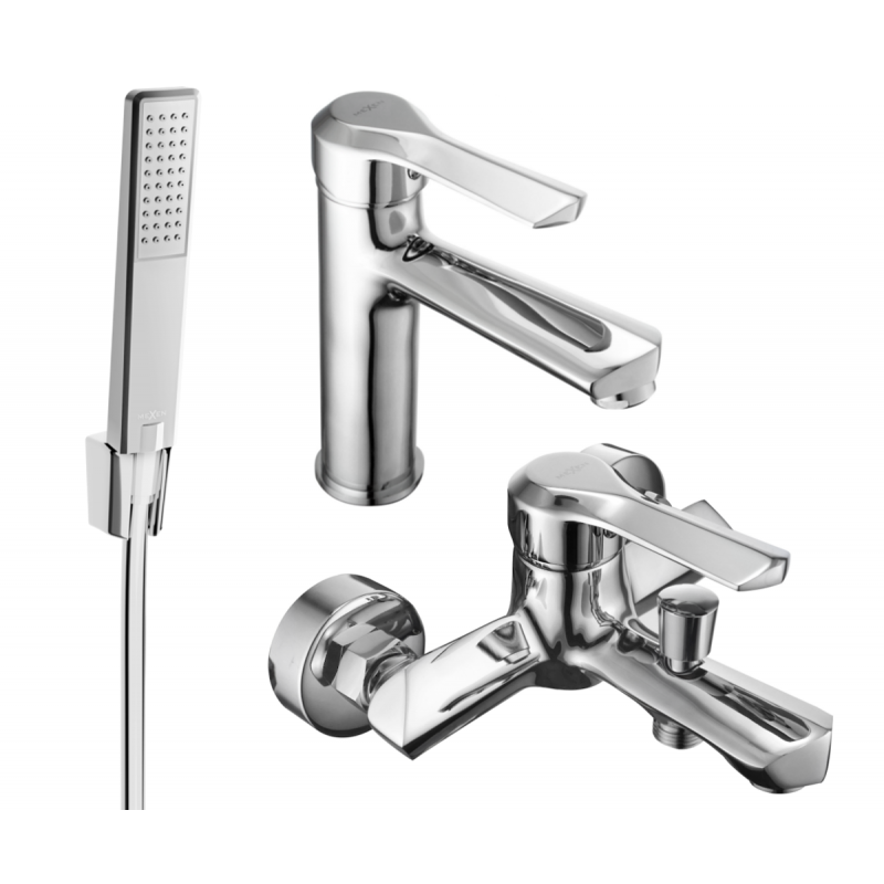 Mexen Sabre R72 bathtub set, Chrome - 72103R72-00