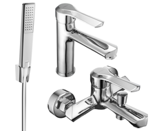 Mexen Sabre R72 bathtub set, Chrome - 72103R72-00
