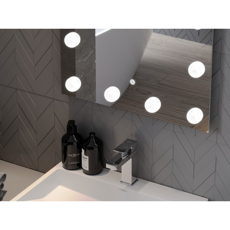 Mexen Dona illuminated bathroom mirror 120 x 80 cm, LED 6000K, anti-fog - 9818-120-080-611-00