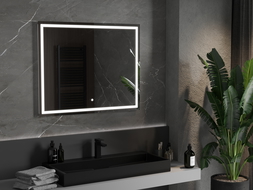 Mexen Miko illuminated bathroom mirror 100 x 80 cm, LED 6000K, anti-fog - 9819-100-080-611-00