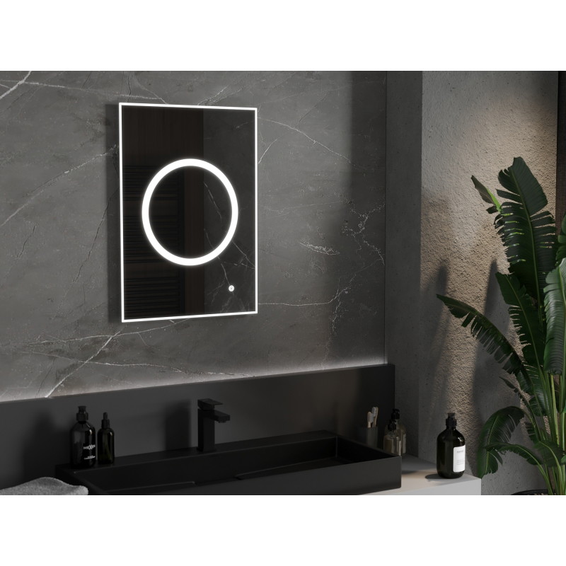 Mexen Koga illuminated bathroom mirror 50 x 70 cm, LED 6000K, anti-fog - 9821-050-070-611-00